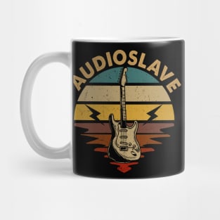 Vintage Guitar Proud To Be Audioslave Name Retro Mug